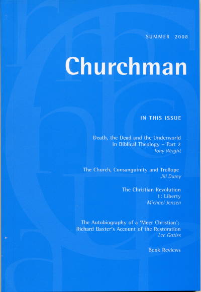 Churchman 122/2 (Summer 2008)